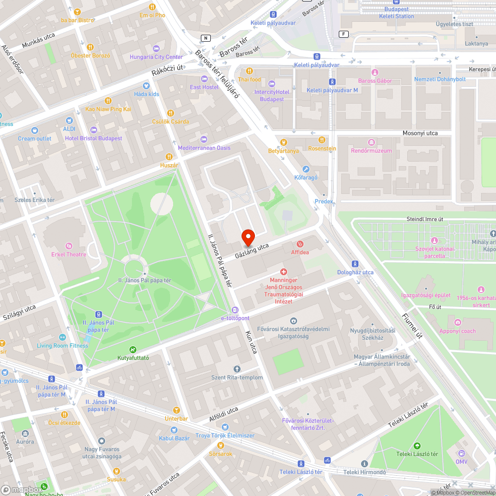 Kidobott ruhák - Gázláng bejelentés helye