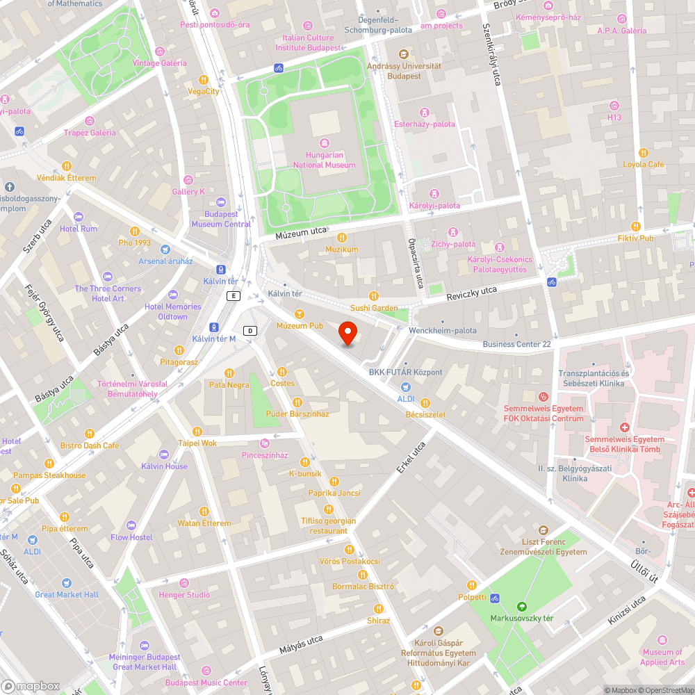 Sérült fedlap - Üllői 2. bejelentés helye