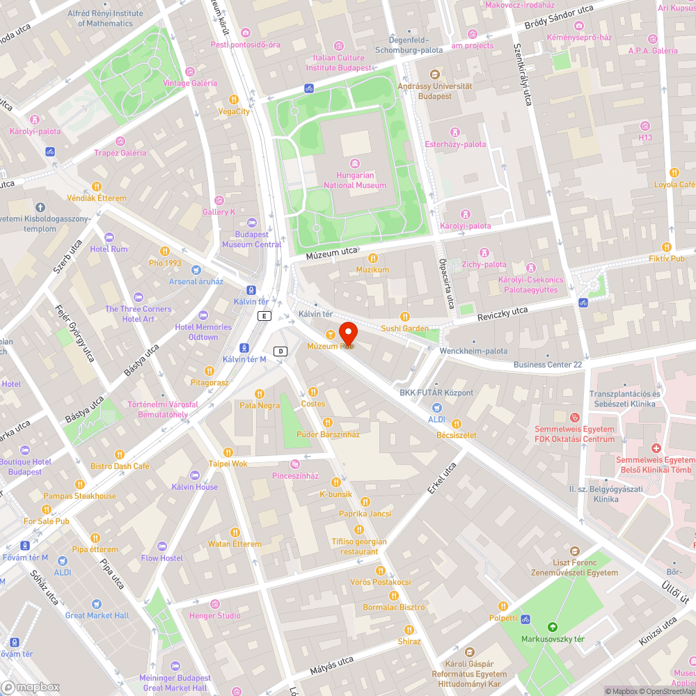 Sérült fedlap - Üllői 3. bejelentés helye