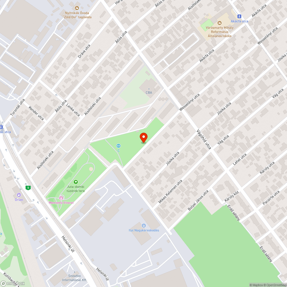 Rendszám nélküli Szuzuki bejelentés helye