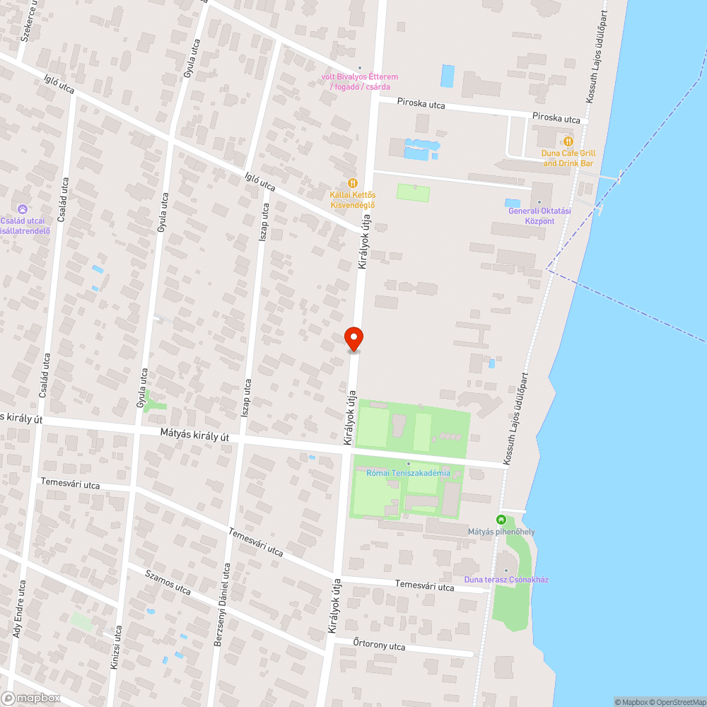 Süllyedt, repedezett út bejelentés helye