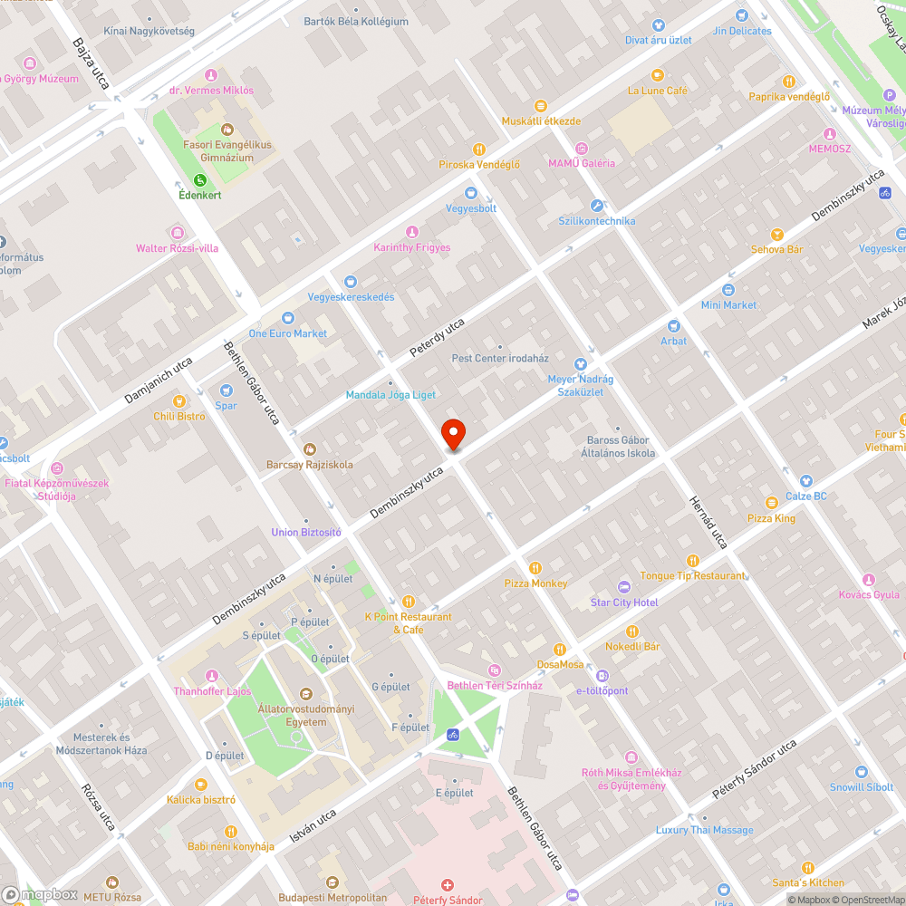 Baleset nyomai bejelentés helye