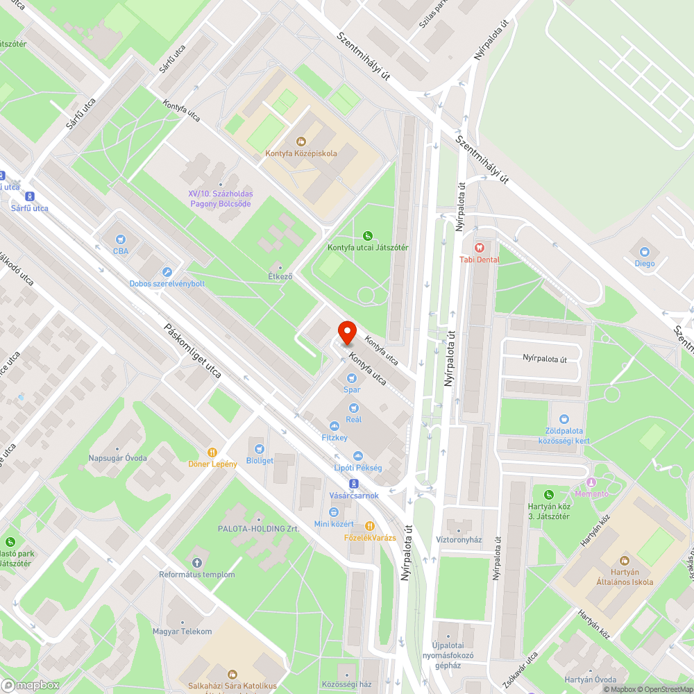 Elfeketedett plakát bejelentés helye