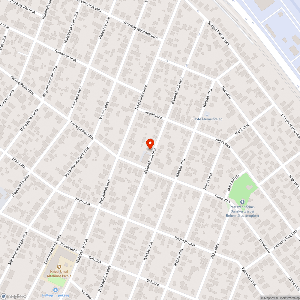 2022-ben kivágott és nem pótolt fa bejelentés helye