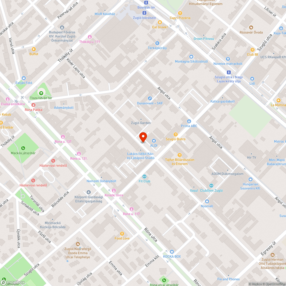 Kátyú észlelése bejelentés helye