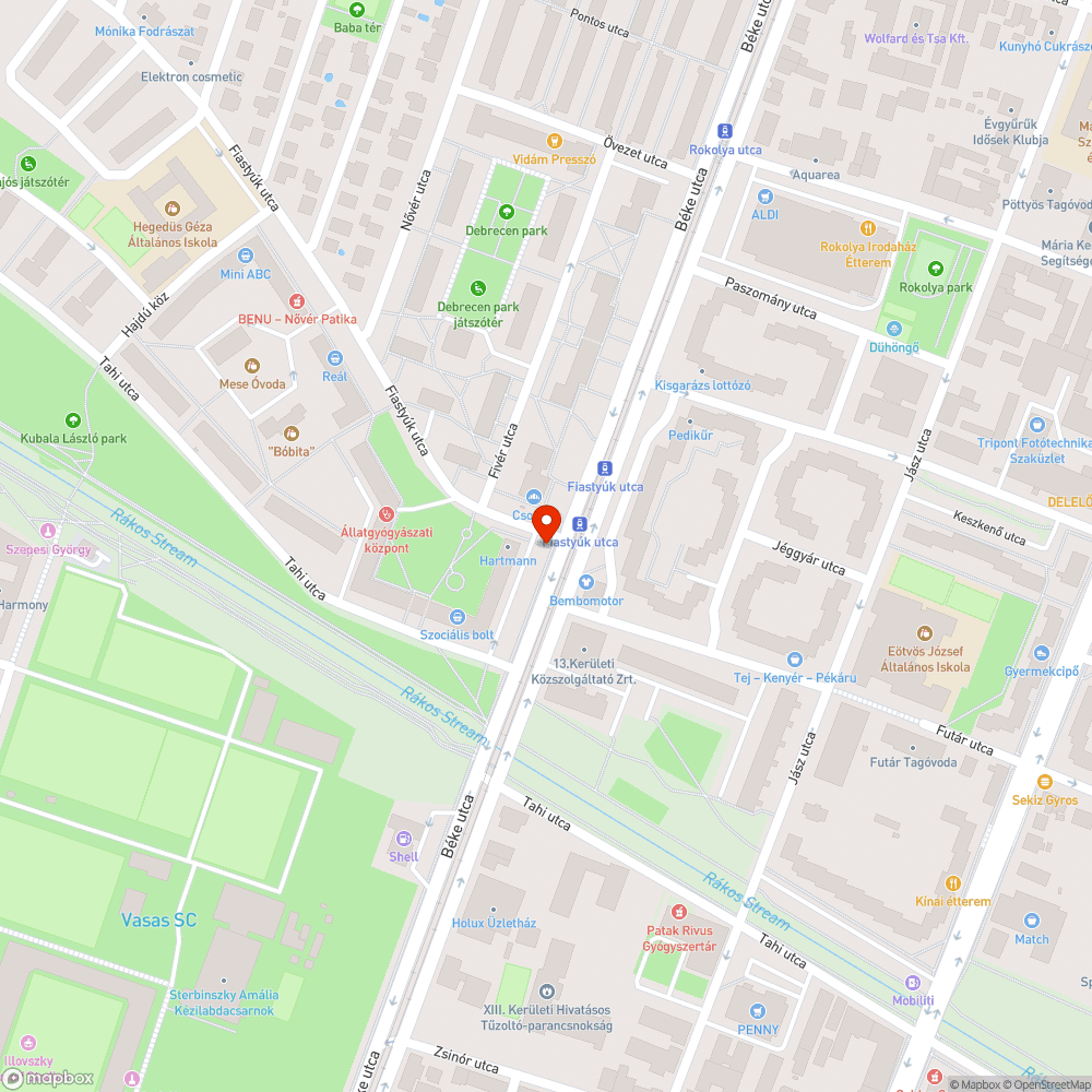 Kopott gyalogátkelő felfestés bejelentés helye