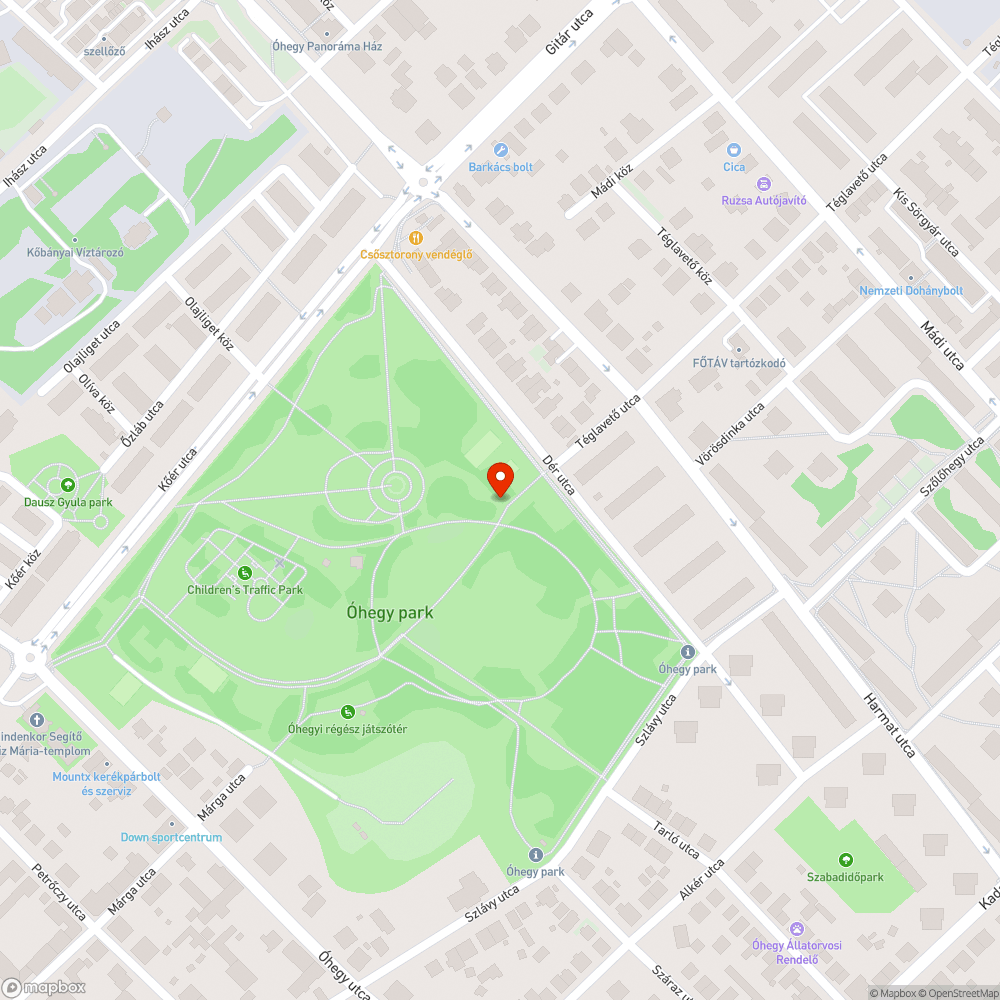 Indokolatlan sószórás az Óhegy parkban (X. ker) bejelentés helye