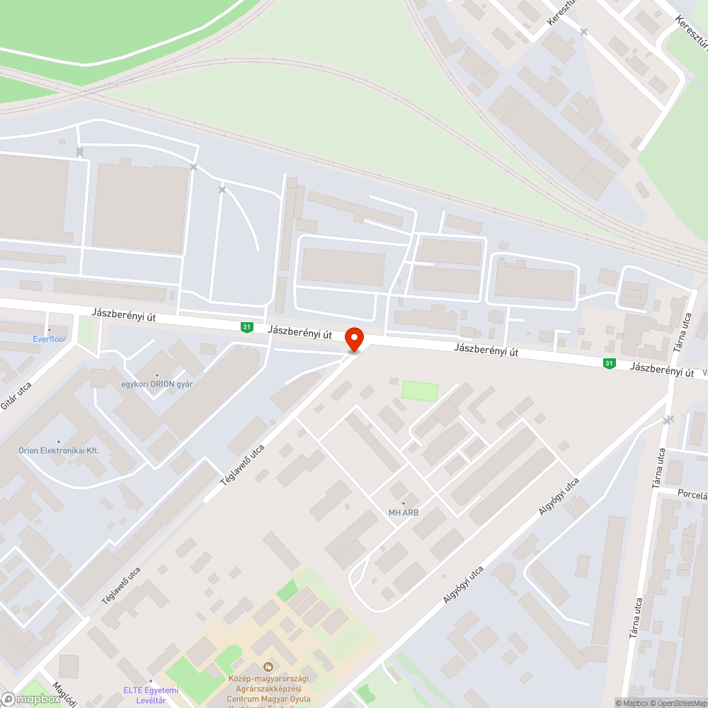 Háromnegyedig földútba süllyedt fedlap bejelentés helye