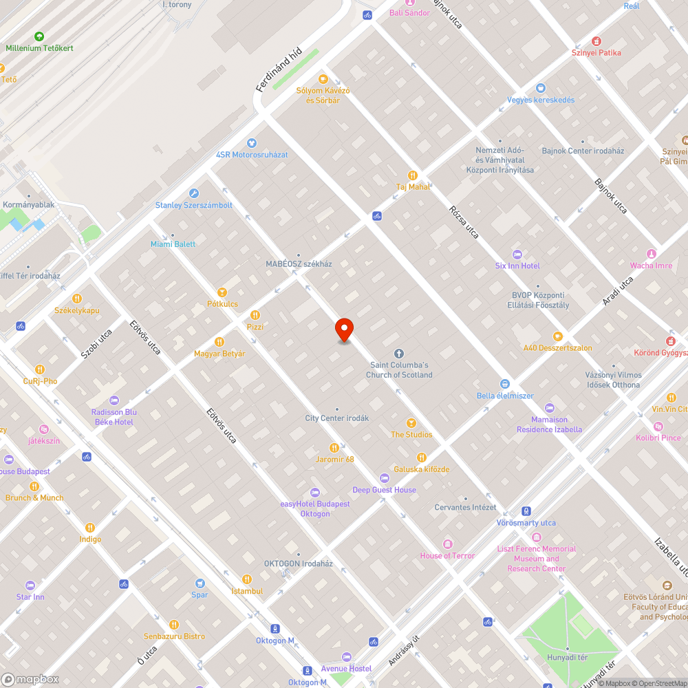 Rossz állapotú csatornafedő bejelentés helye