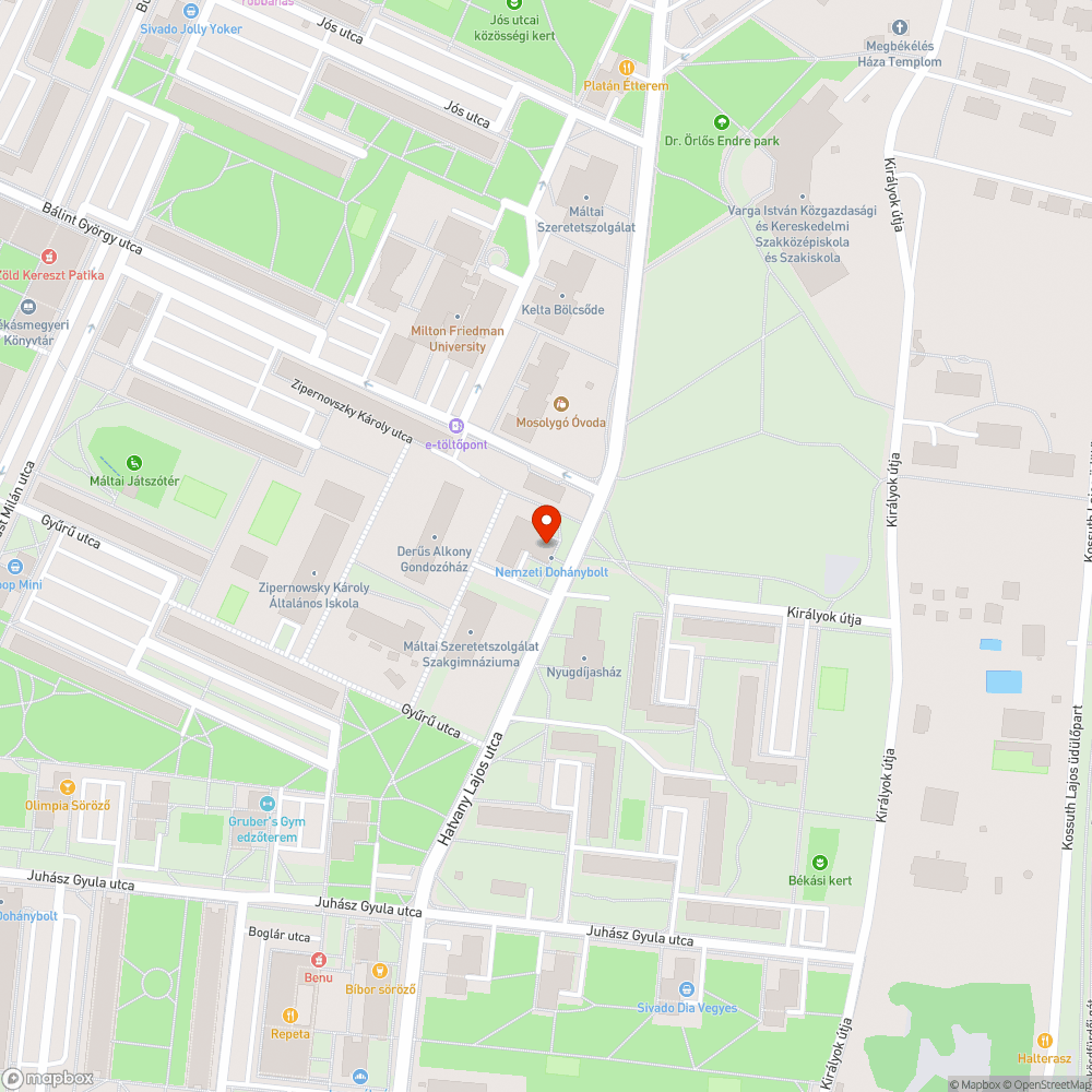 Kiégett reflektor bejelentés helye