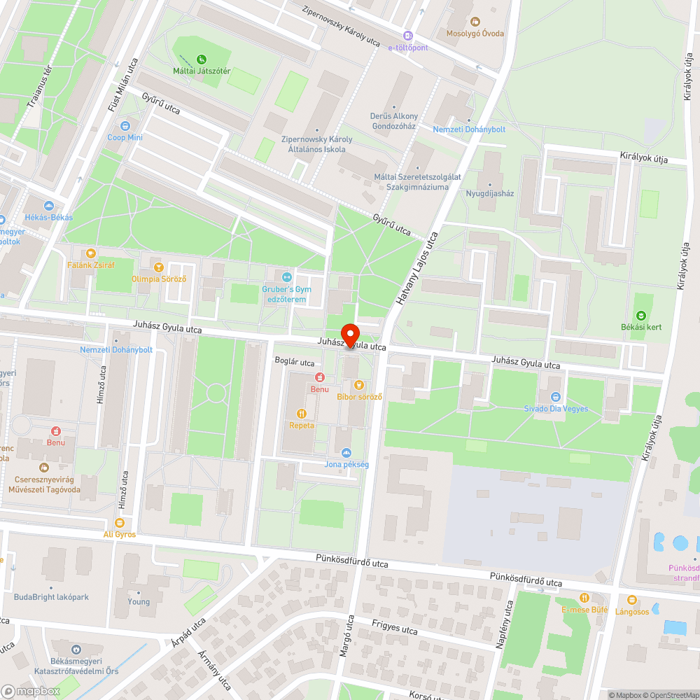 Esőbeálló hiánya bejelentés helye