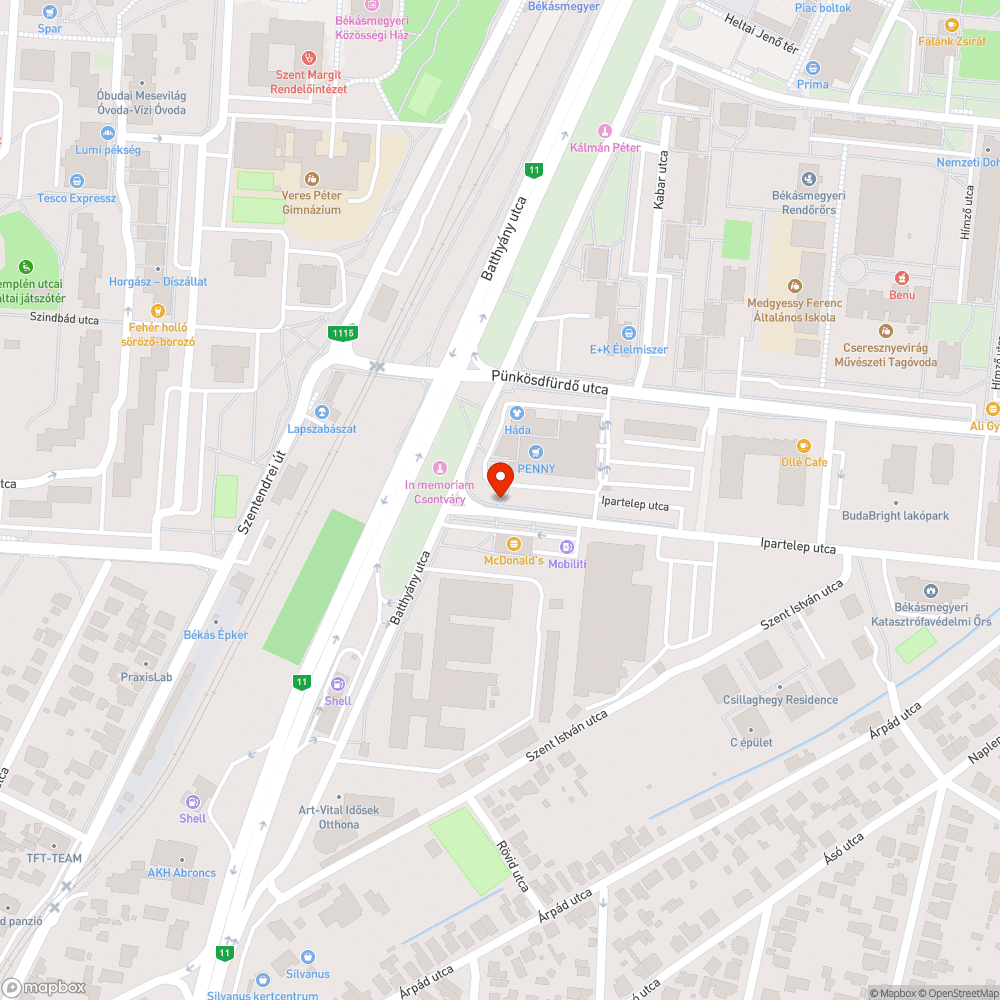 Hiányzó járdarész és rossz állapotú járda 2.0 bejelentés helye