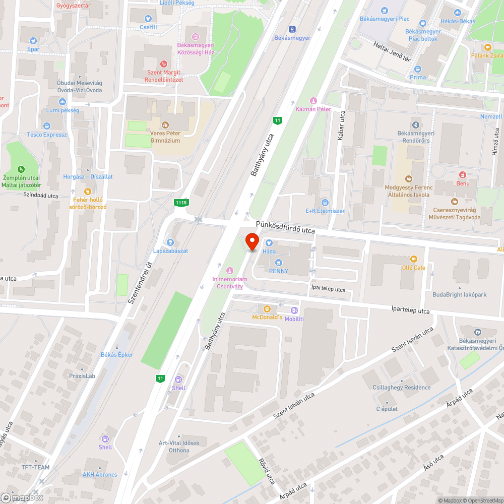 Esőbeálló hiánya bejelentés helye