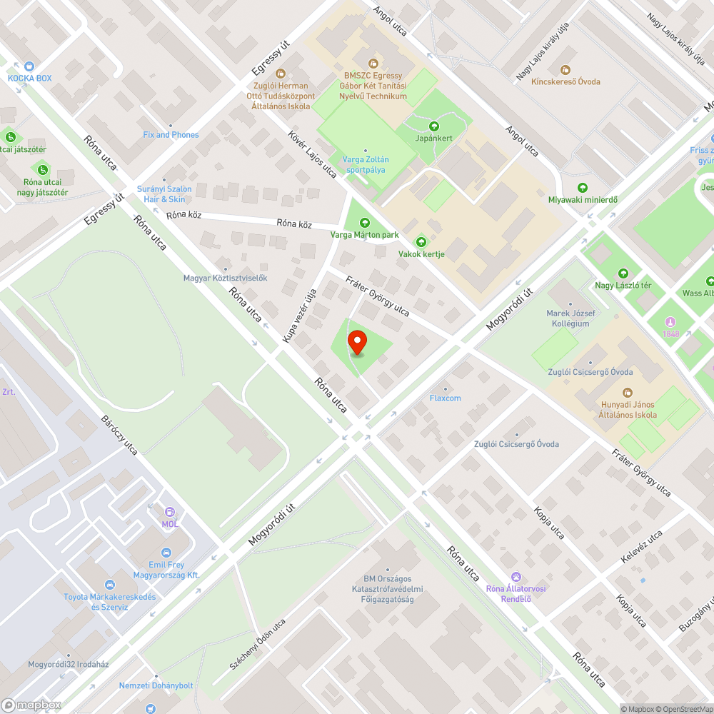 Zöldhulladék bejelentés helye