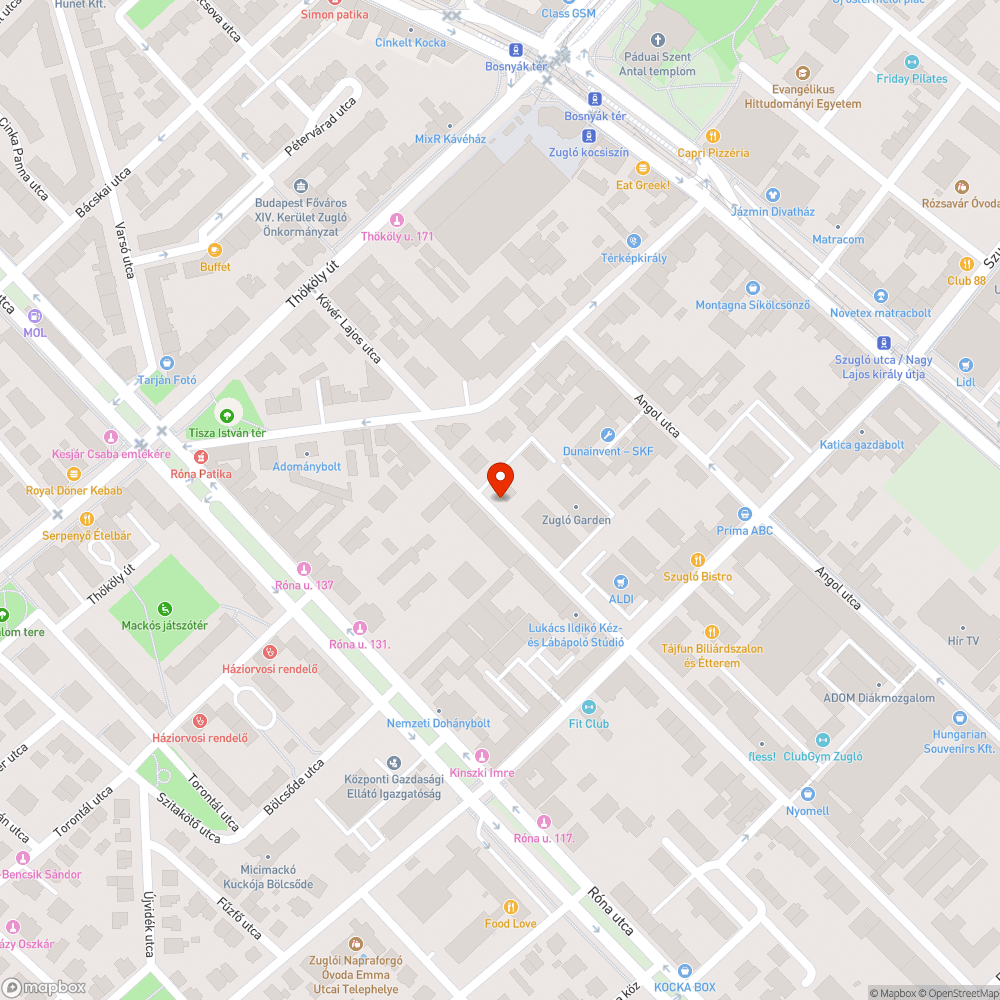 Péksüteménnyel teli banánosdobozok bejelentés helye