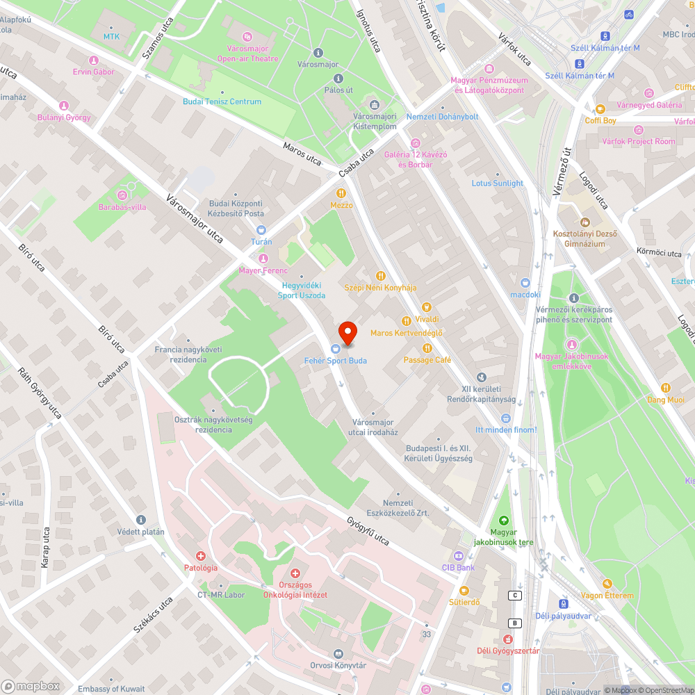 Elhagyott Mondeo bejelentés helye