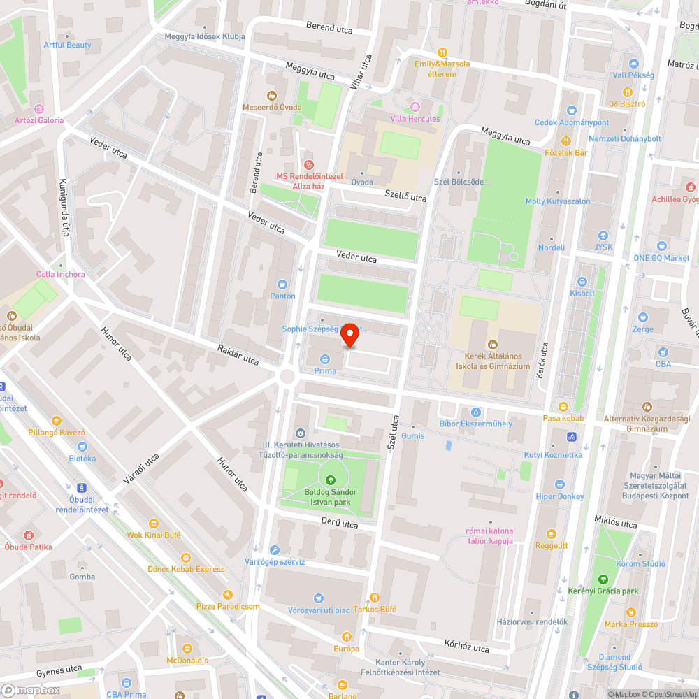 Raktár u asztfalt lyuk kb 10 éve bejelentés helye