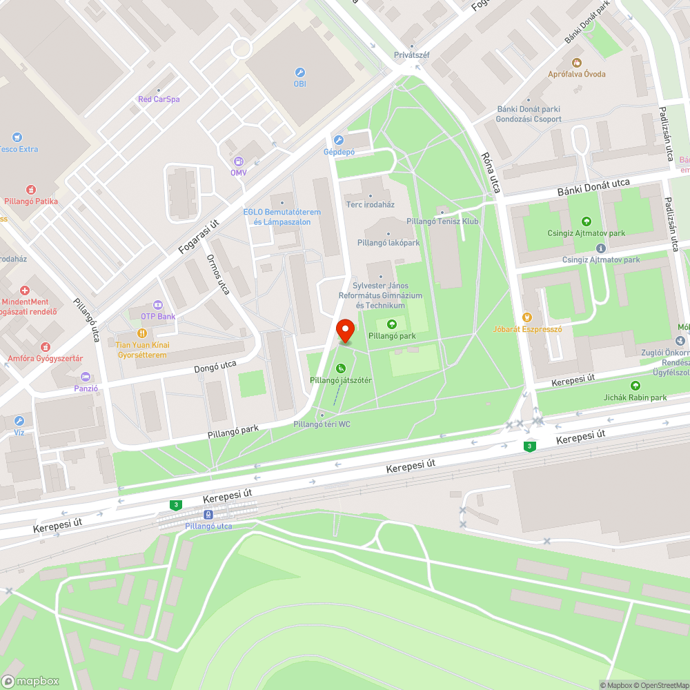 Rossz kilincs a Pillangó Parki játszótérnél bejelentés helye