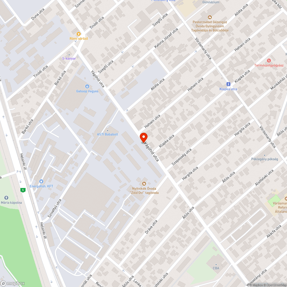 Beszakadás bejelentés helye