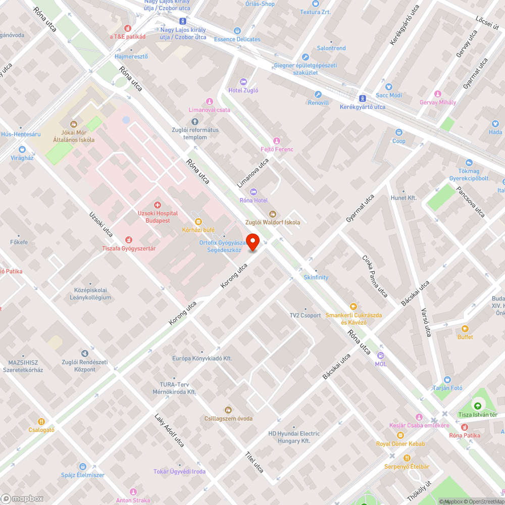 Veszélyes hulladék a Korong utcában bejelentés helye