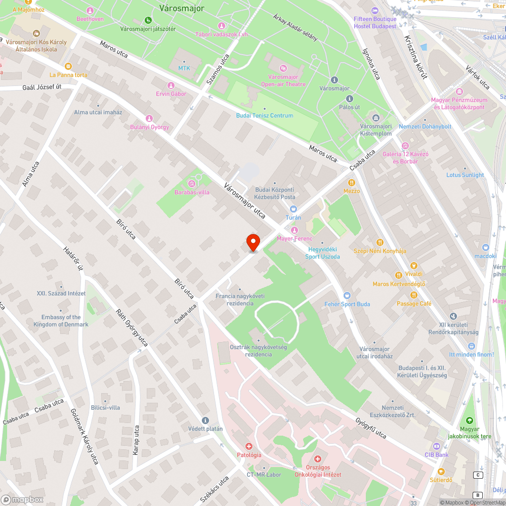 Sérült keret bejelentés helye