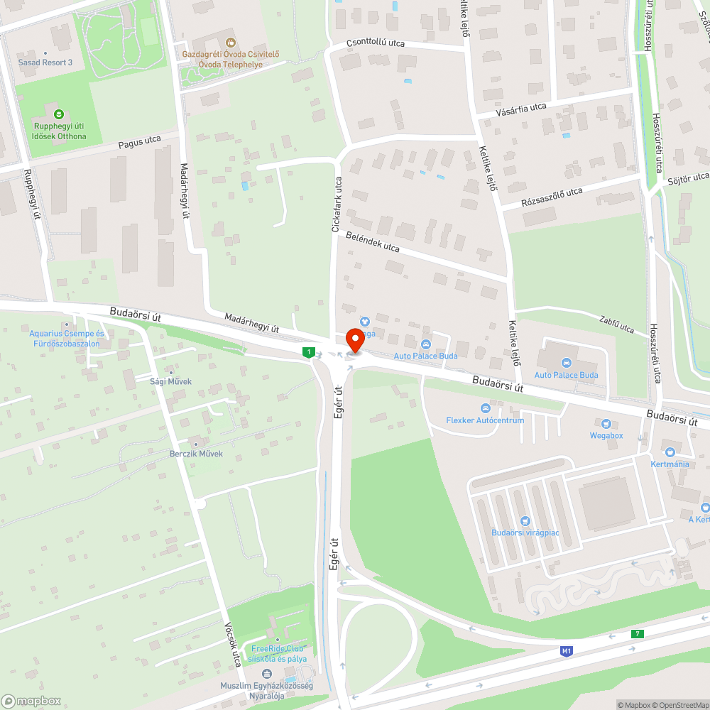 Meggörbült táblaállvány bejelentés helye