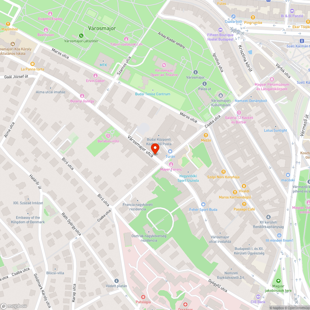 Tábla és poller bejelentés helye