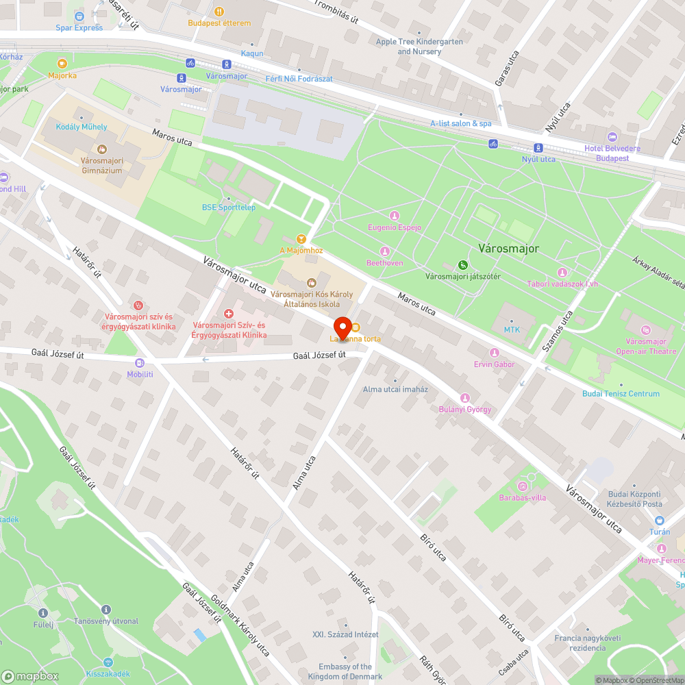 Megsüllyedt víznyelő bejelentés helye