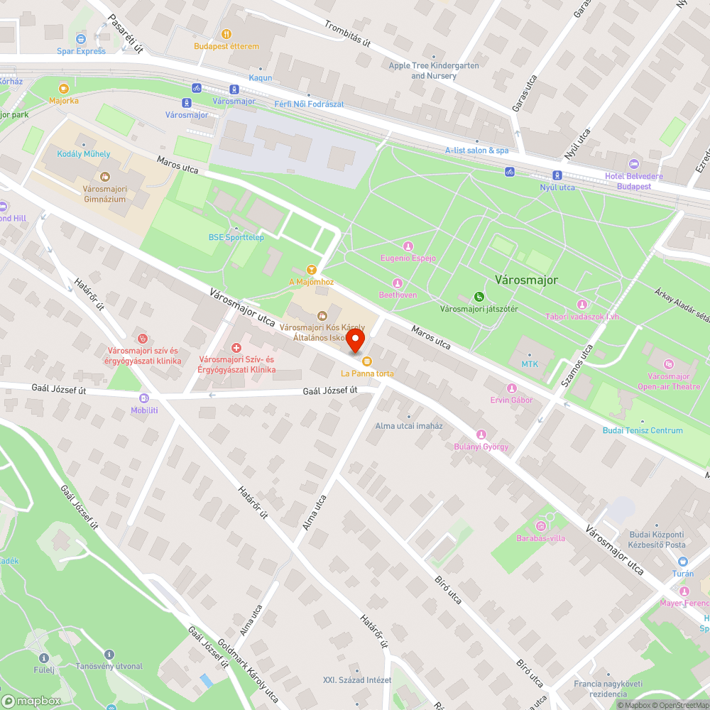 Megsüllyedt járda bejelentés helye