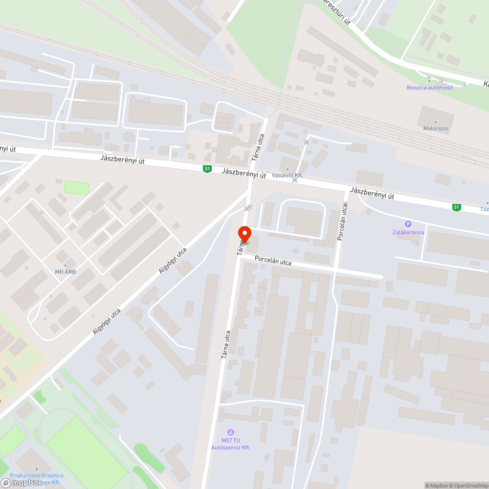 Kidöntött, elsodort elsőbbség-tábla bejelentés helye