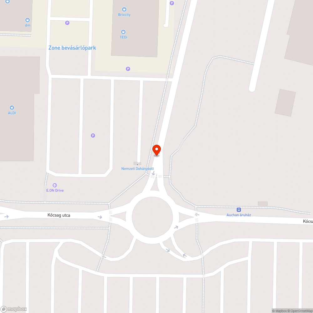 Kátyú bejelentés helye