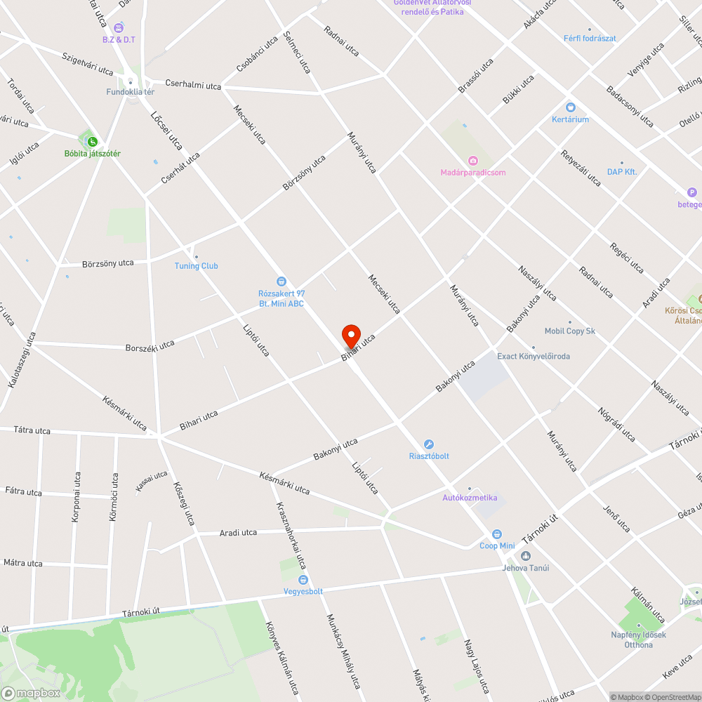 Gyalogátkelőhelyen nem működik a közvilágítás bejelentés helye