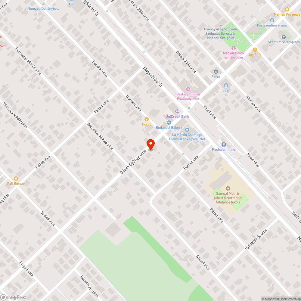 Megállni tilos? bejelentés helye