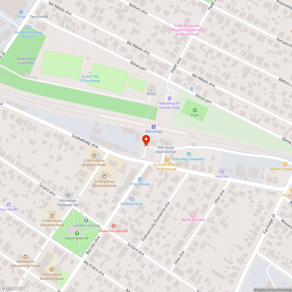 Elhagyott jármű bejelentés helye