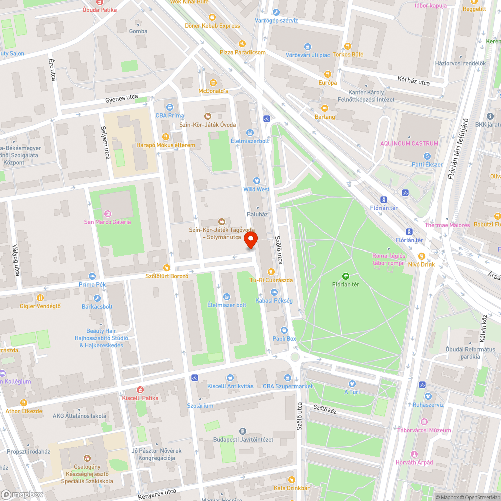 Szemét Óbudán bejelentés helye