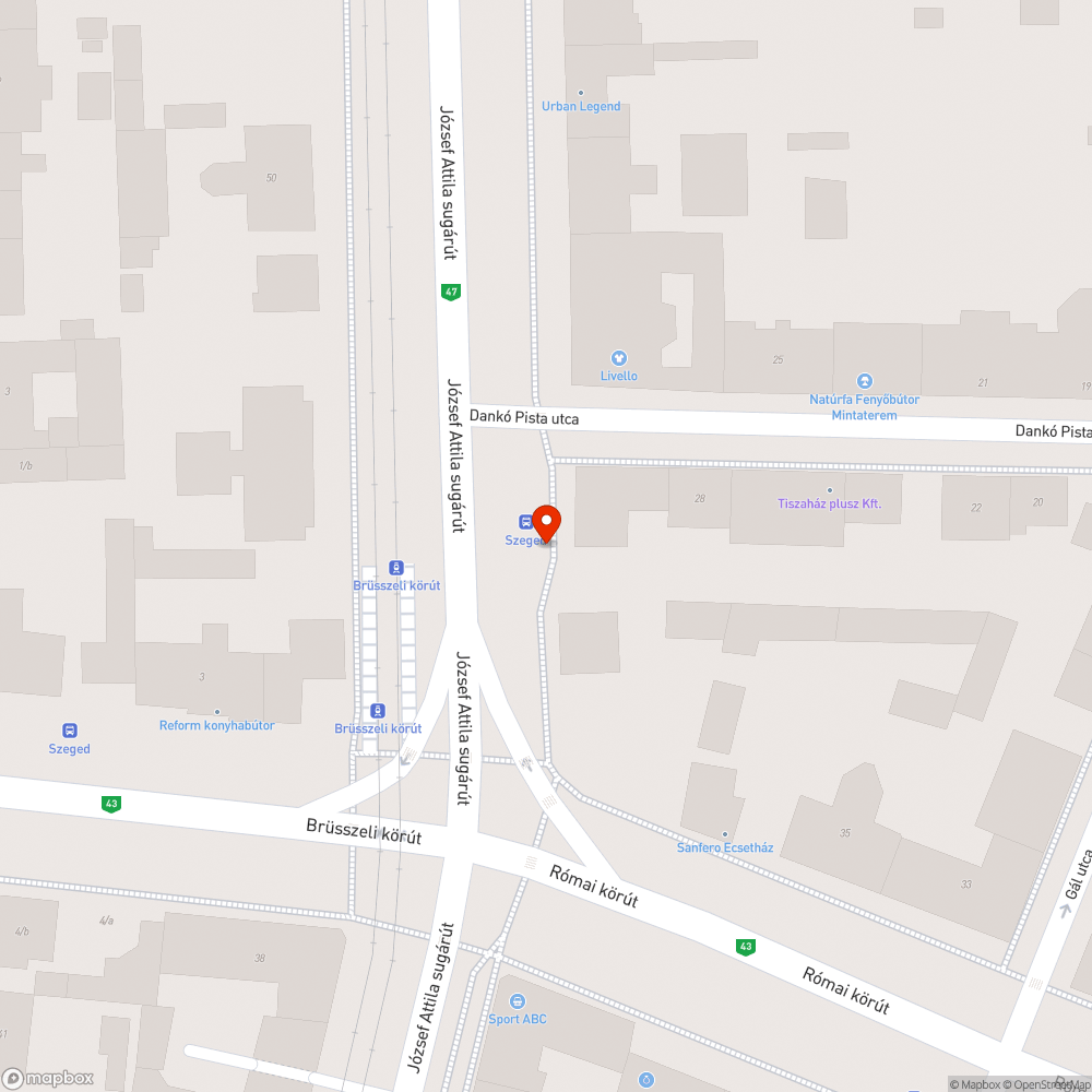 Törött kukatető bejelentés helye