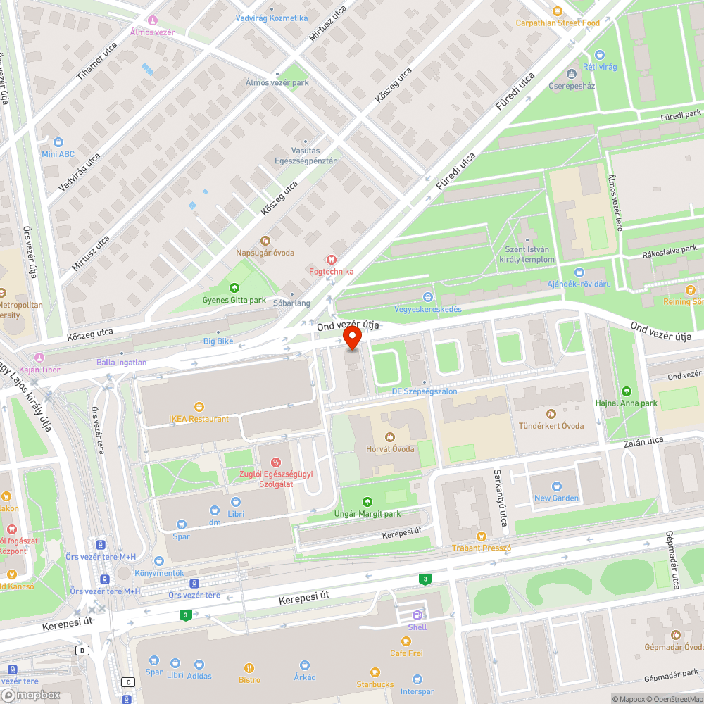 Megtört aknafedél bejelentés helye