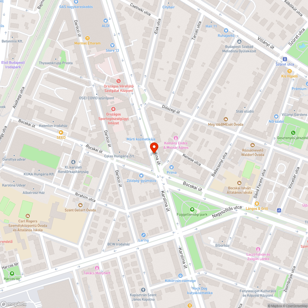 Pótlásra váró fa bejelentés helye