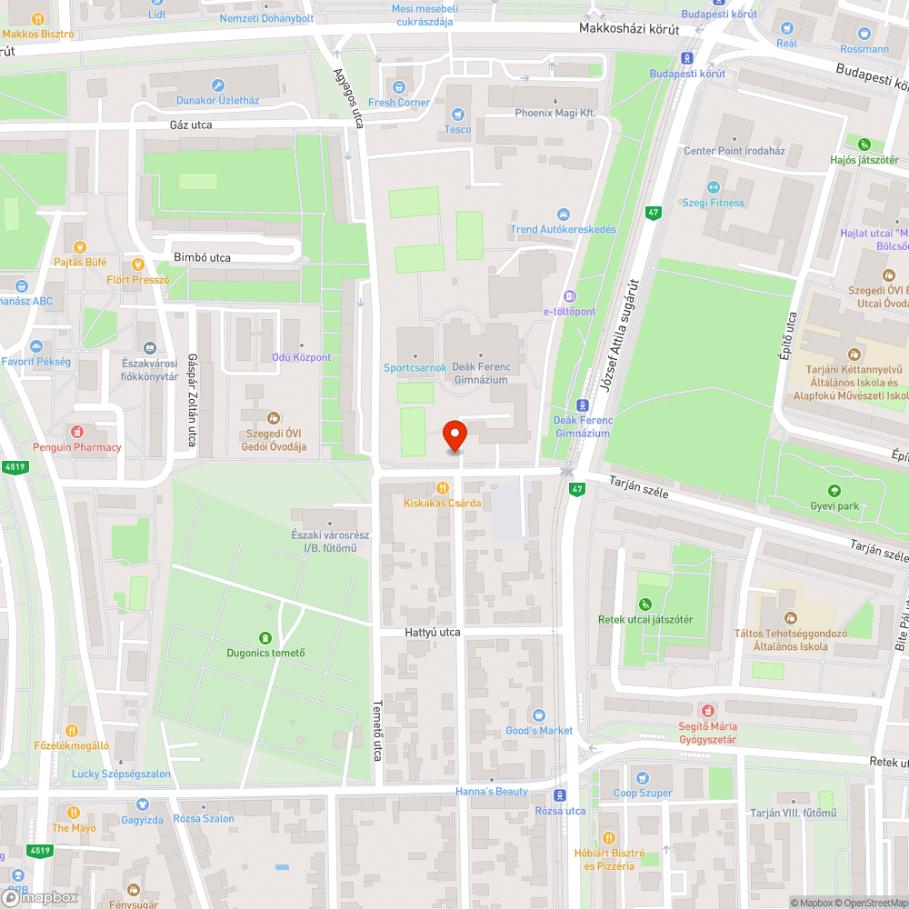 Vak sötét van bejelentés helye