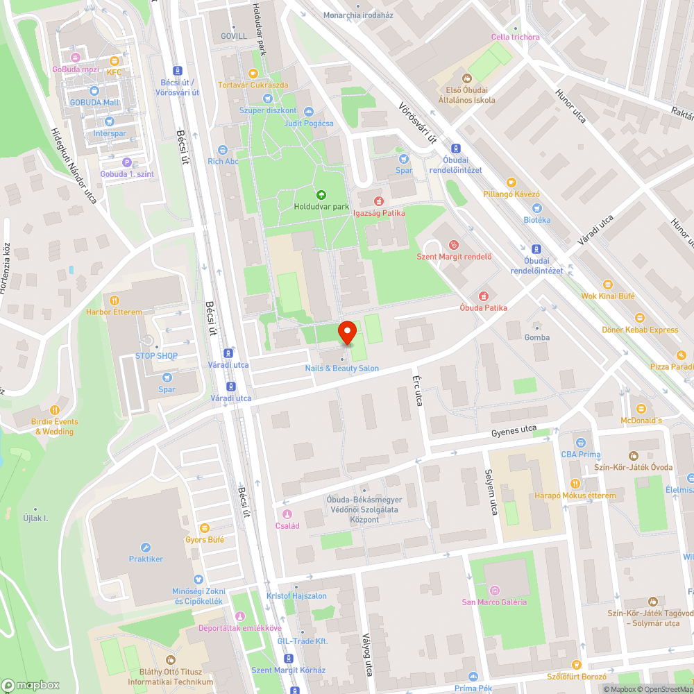 Kátyú a parkolóban bejelentés helye