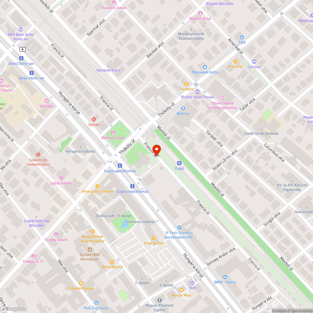 Betonkorrózió a fedlapon bejelentés helye