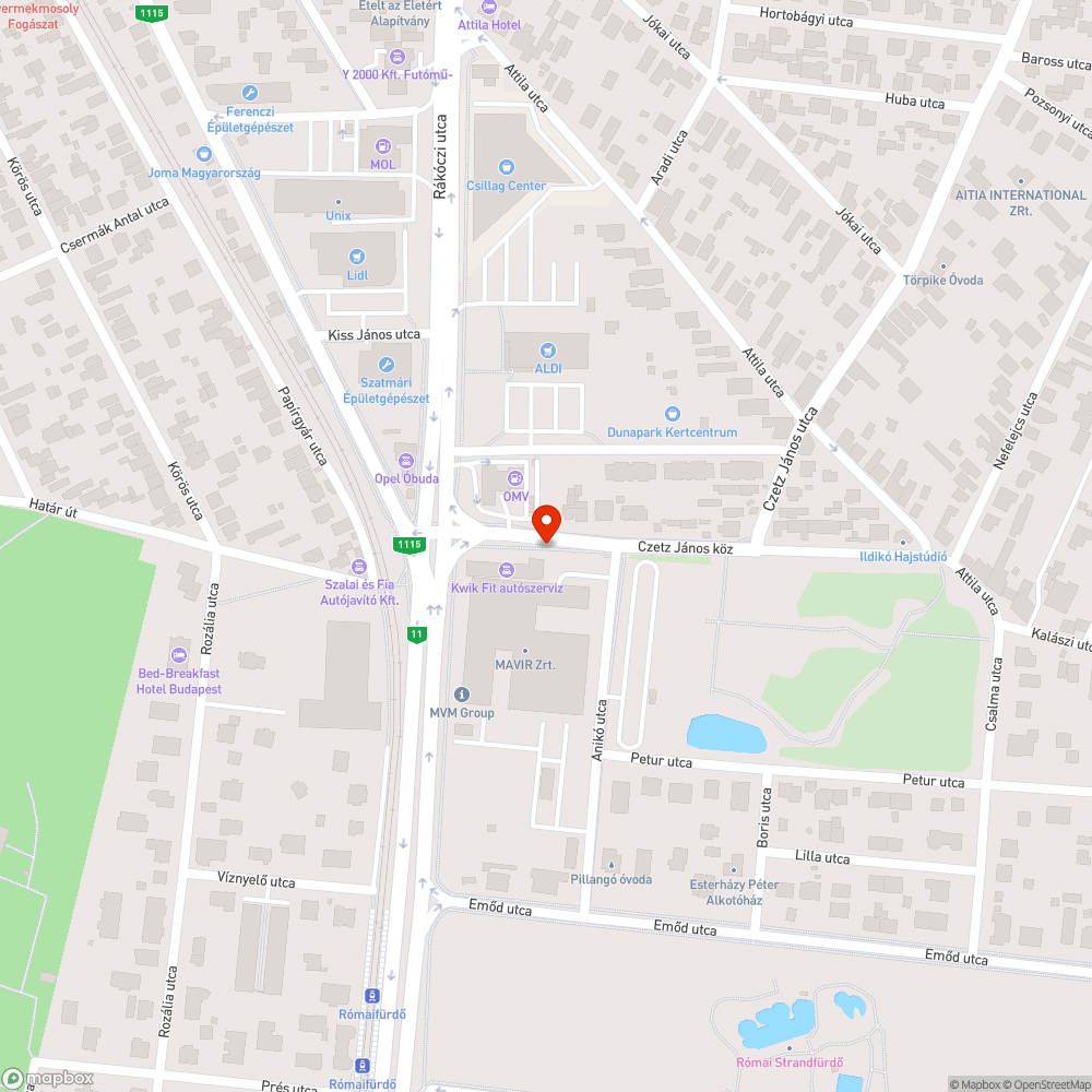 Esőbeálló és pad hiánya bejelentés helye