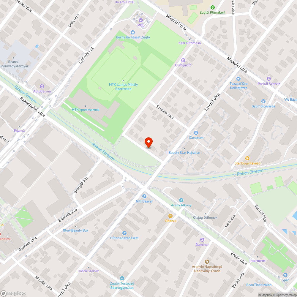 Szemét a parkban bejelentés helye