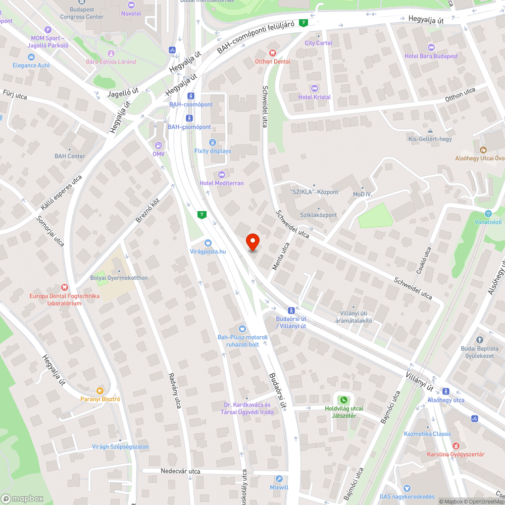 Ferde tábla bejelentés helye