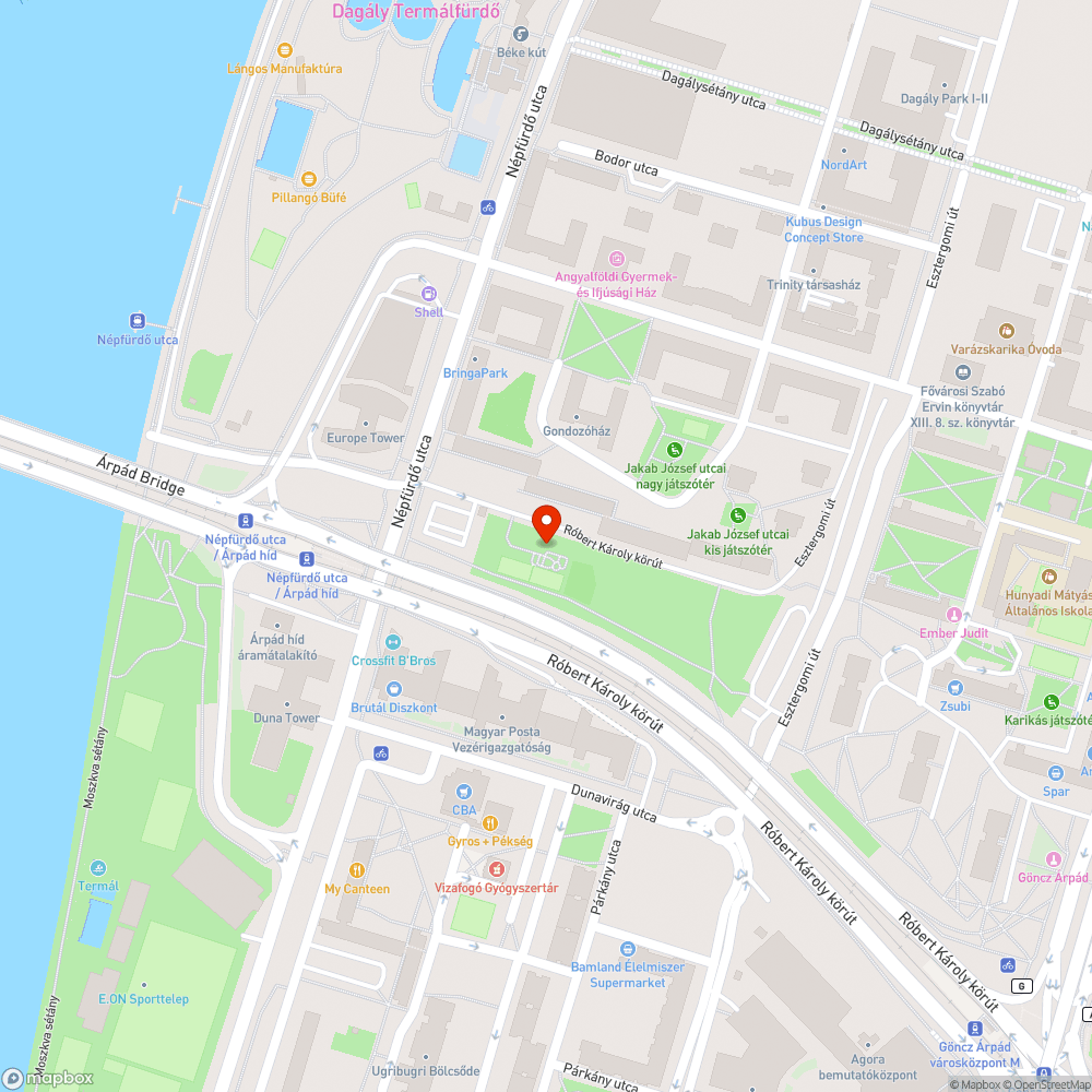 Megereszkedett kapu bejelentés helye