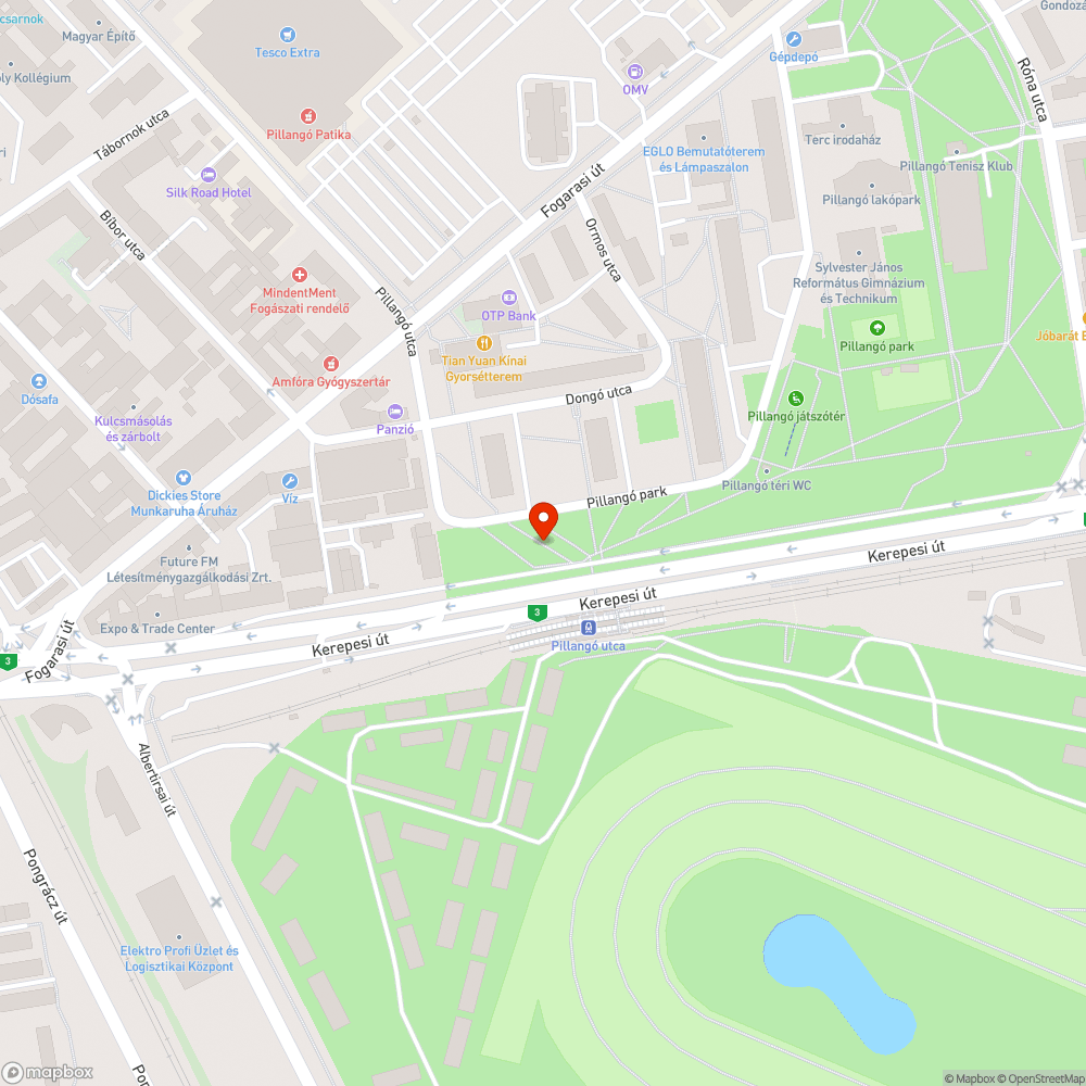 „Desire path”, azaz a vágyott ösvény bejelentés helye