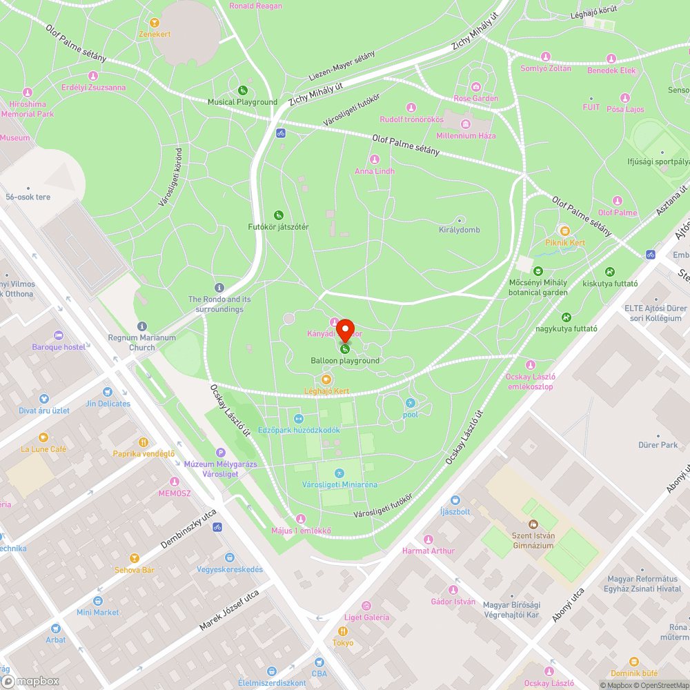 Megakadt körhinta bejelentés helye