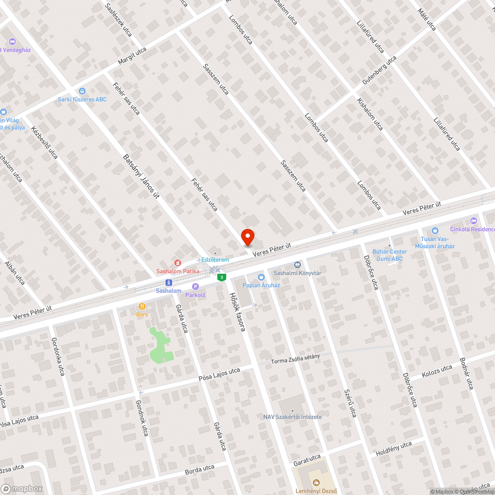 Zöldfelületre öntött felesleges aszfalt bejelentés helye