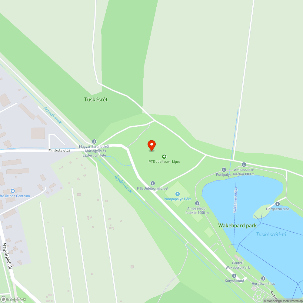 A Pécsi Tüskésréti futópálya állapota bejelentés helye