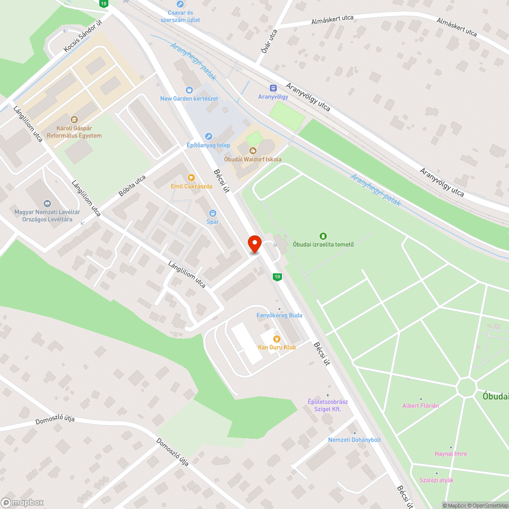 Hiányzó lámpatestek bejelentés helye